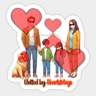 Family day: United By Heartstrings Sticker